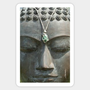 Serene Buddha 2 Sticker